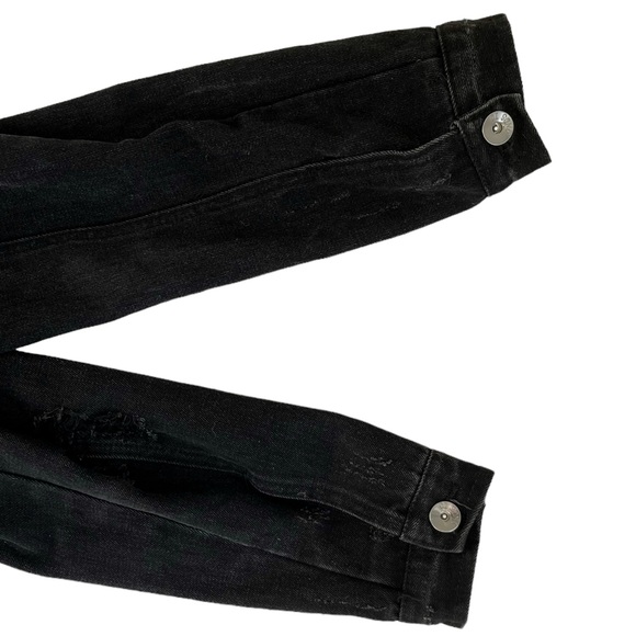 Ci Sono Jean Jacket Cropped Distressed Jeans Coat - Picture 7 of 11